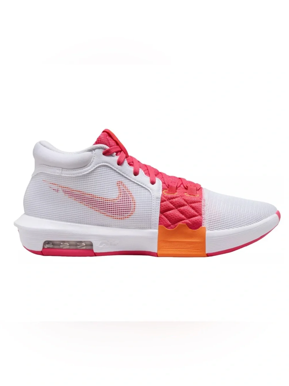 Nike LeBron Witness 8 Dunkin Donuts White Aster Pink Men's Size 9 NWT